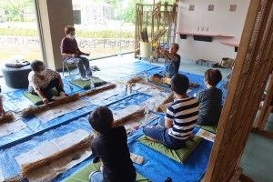 藁馬作り(加工)